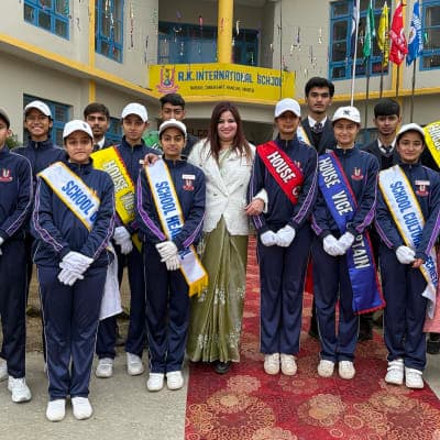 RKIS campus tour — classrooms, labs, and facilities at RK International School Sarkaghat